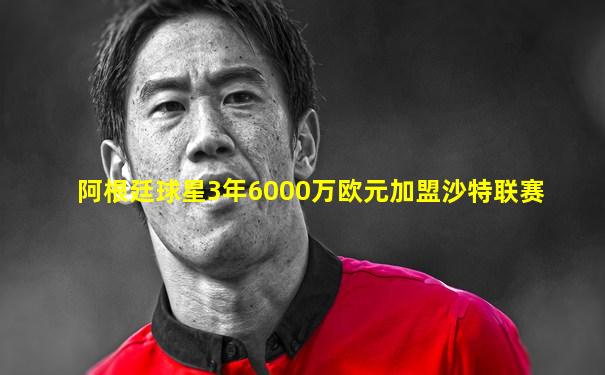 阿根廷球星3年6000万欧元加盟沙特联赛